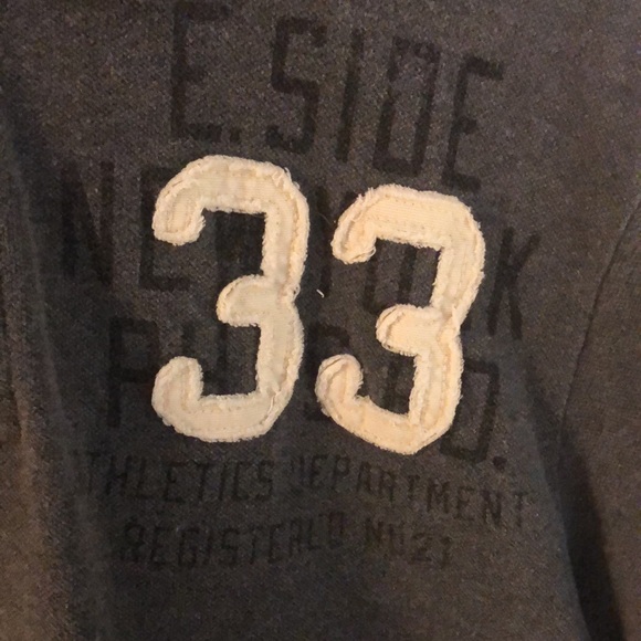 Old Navy Grey 33 Three Button Polo - Picture 2 of 5